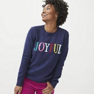 VINTAGE NWT St John’s Bay JOYFUL Sweater Women’s Large